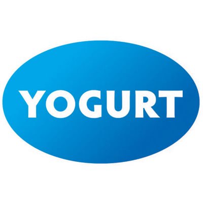 Label - Yogurt 4 Color Process 1.25x2 In. Oval 500/rl