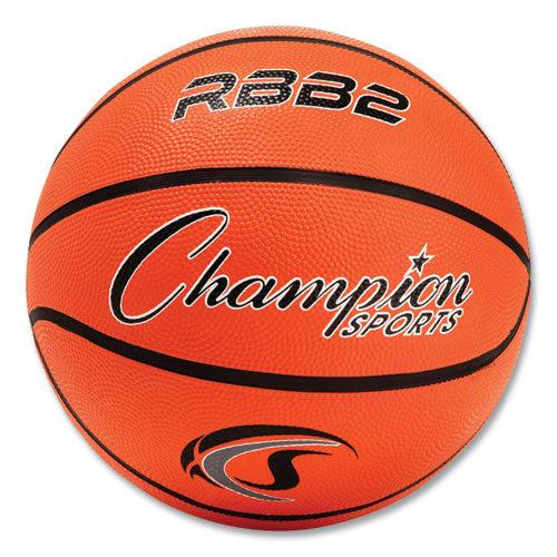 Champion Sports Rubber Sports Ball For Basketball No. 5 Size Junior Size Orange