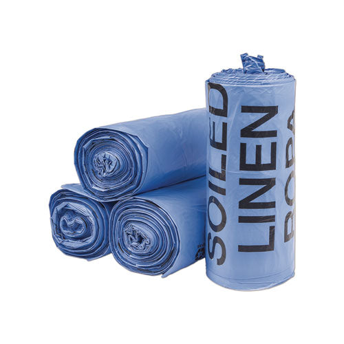 Inteplast Group Institutional Low-density Can Liners Soiled Linen 30 Gal 1 Mil 30"x43" Blue 200/Case