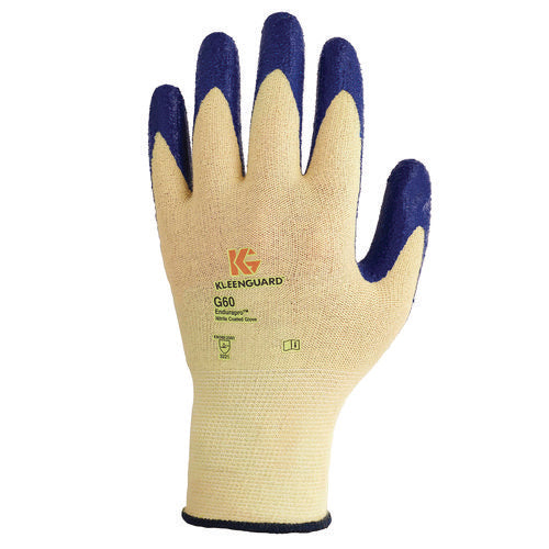 KleenGuard G60 Nitrile Coated Cut Resistant Gloves Large (size 9) Blue/yellow 12 Pairs/pack