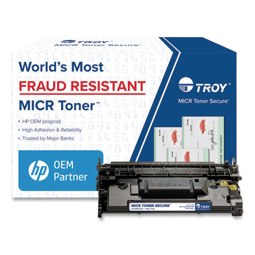 TROY 0281681001 289x High-yield Micr Toner Secure Alternative For Hp Cf289x Black