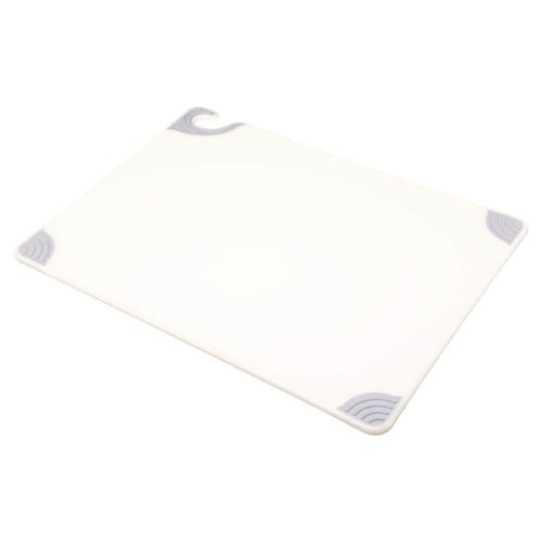 San Jamar Saf-t-grip Cutting Board Plastic 24x18x0.5 White