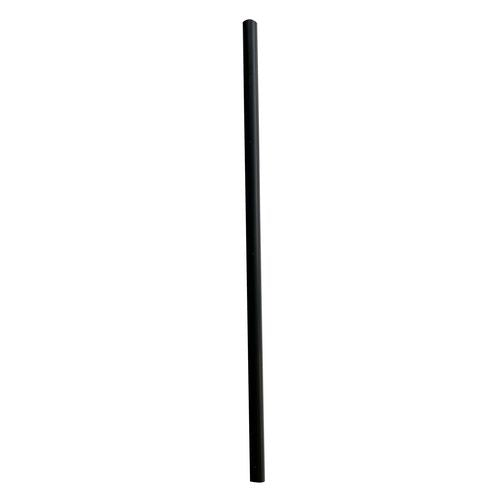 Boardwalk Giant Straws 7.75" Polypropylene Black 1500/Case