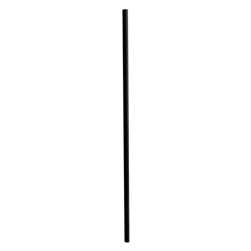 Boardwalk Jumbo Straws 5.25" Polypropylene Black 10000/Case