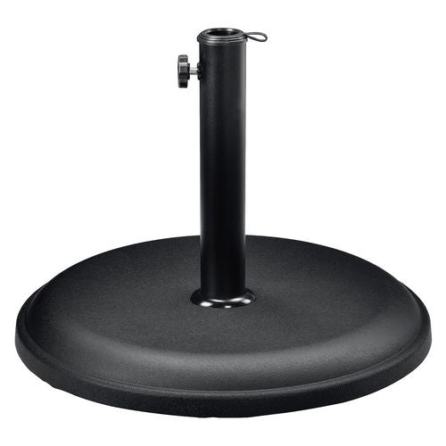 Global Industrial Umbrella Base Round Concrete 33 Lb Capacity 18x18x13.5 Black