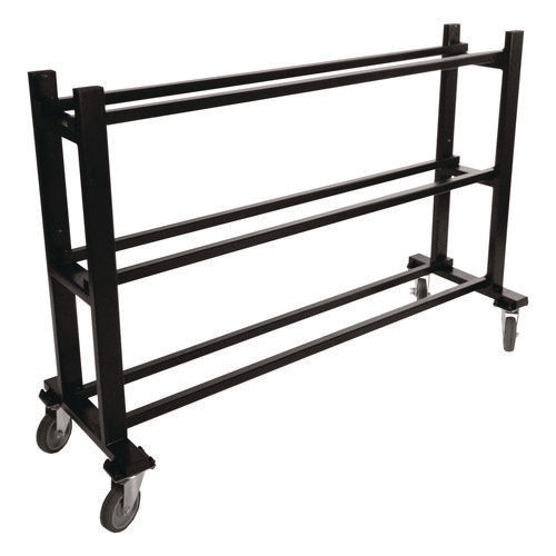 Champion Sports Deluxe Heavy-duty Basketball Cart Metal 220 Lb Capacity 16x50.75x34.75 Black