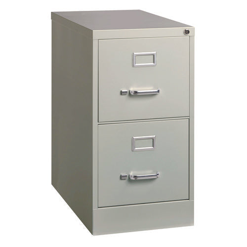 Alera Two-drawer Economy Vertical File 2 Letter-size File Drawers Light Gray 15"x25"x28.38"