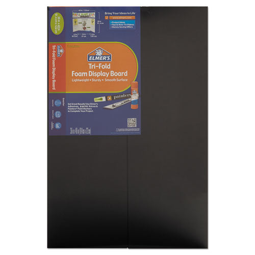 Fome-Cor Pro Premium Foam Display Board Cfc-free Polystyrene 24x36 Black Surface And Core 12/Case