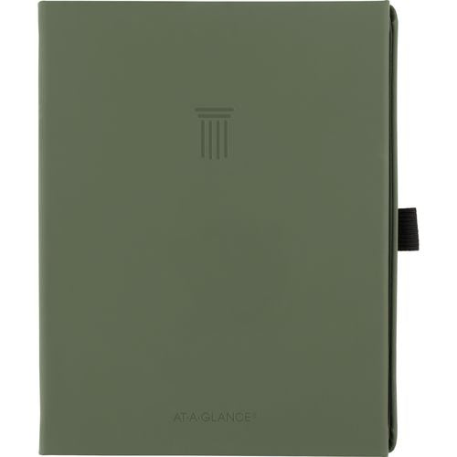 AT-A-GLANCE Foundation Undated Weekly/monthly Planner 8.5"x6.75" Green Cover 12-month: Undated