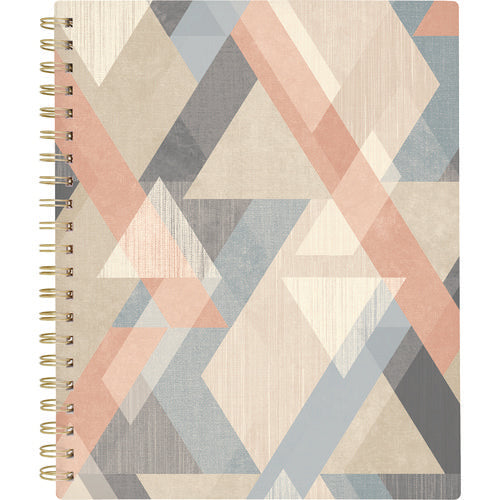 Cambridge Triad Weekly/monthly Planner Geometric Artwork 11"x9.25" Multicolor Cover 12-month (jan To Dec): 2025