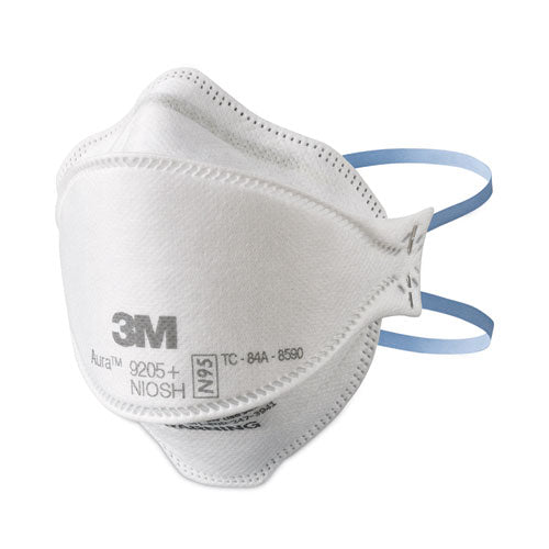 3M Aura Particulate Respirator 9205+ N95 One Size Fits All 20/pack