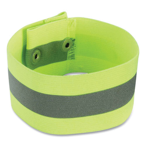 Ergodyne Glowear 8001 Hi-vis Arm And Leg Band With Snap Closure Large/x-large Lime