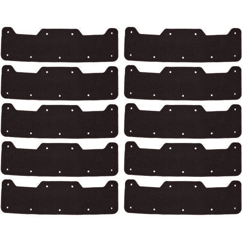 Ergodyne Skullerz 8953 Hard Shell Bump Cap Sweatband Replacement Black 10/pack