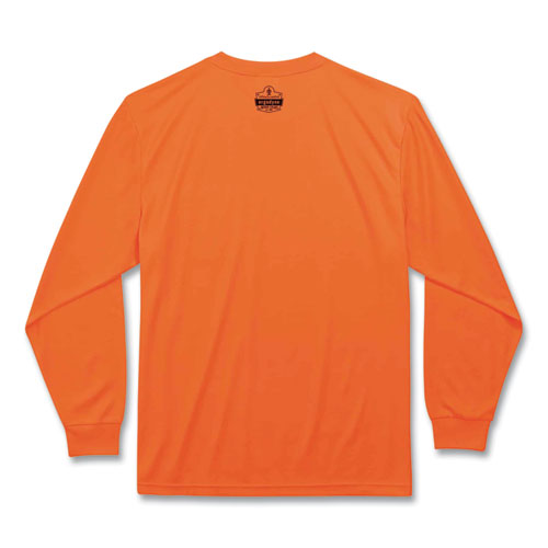 Ergodyne Glowear 8091 Non-certified Hi-vis Long Sleeve Shirt Small Orange