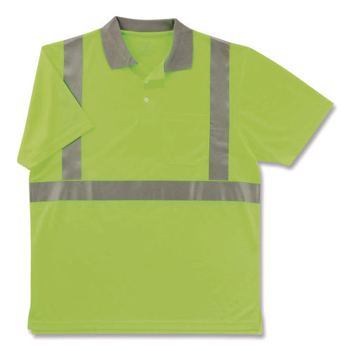 Ergodyne Glowear 8295 Class 2 Hi-vis Polo Shirt Medium Lime