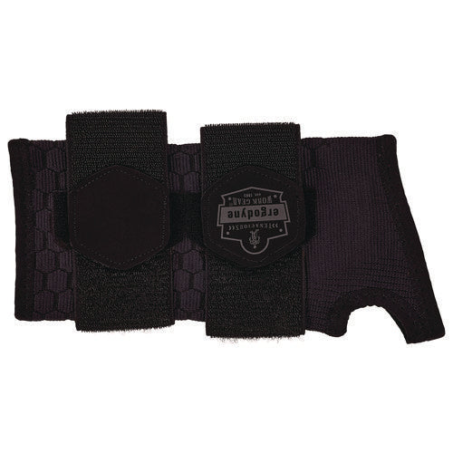 Ergodyne Proflex 685 Wrist Support Sleeve - Double Strap Small Fits Left Hand/right Hand Black