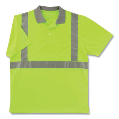 Ergodyne Glowear 8295 Class 2 Hi-vis Polo Shirt 3x-large Lime