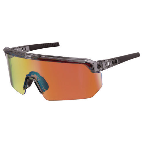 Ergodyne Skullerz Aegir-afaspm Anti-scratch And Enhanced Anti-fog Safety Glasses Clear Smoke Frame Orange Mirror Polycarb Lens