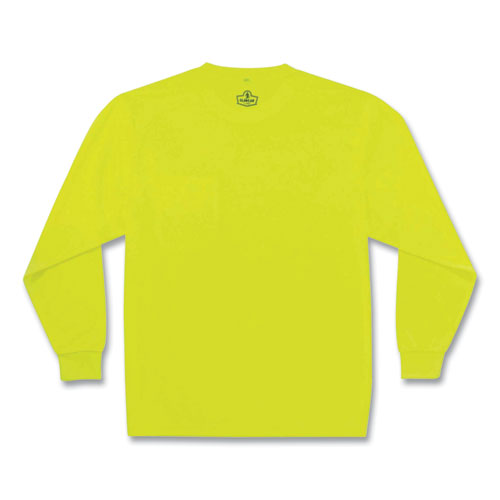 Ergodyne Glowear 8091 Non-certified Hi-vis Long Sleeve Shirt Small Lime