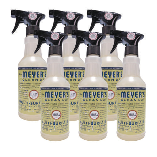 Mrs. Meyer's Multi Purpose Cleaner Lemon Scent 16 Oz Spray Bottle 6/Case