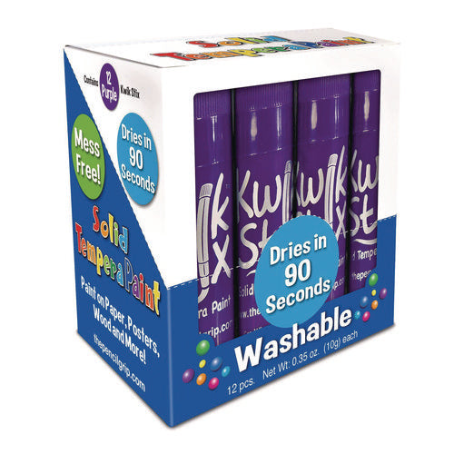 TPG Creations Kwik Stix Single Color Pack 0.7"x3.5" Purple 12/pack 12 Packs/Case