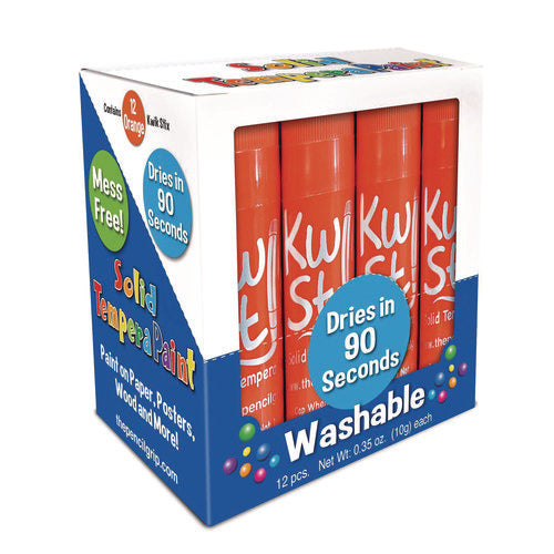 TPG Creations Kwik Stix Single Color Pack 0.7"x3.5" Orange 12/pack 12 Packs/Case