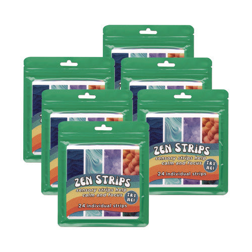 TPG Creations Zen Strips Sandy Gradient Classpack Assorted Colors 24/set 6 Sets/Case
