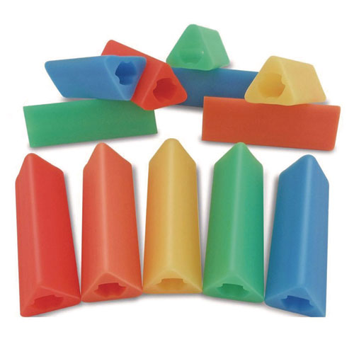 TPG Creations Triangle Grip 1.75" Long Assorted Colors 600/Case