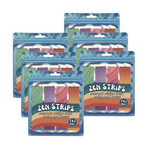 TPG Creations Zen Strips Bumpy Gradient Assorted Colors 4/set 36 Sets/Case