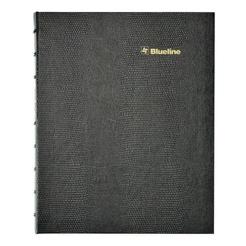 Blueline Plan And Link Weekly Appointment Planner 9.25"x7.25" Black Cover 12-month (jan To Dec): 2025