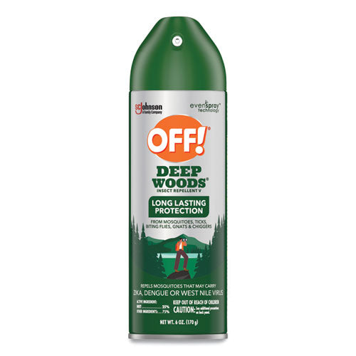 OFF! Deep Woods Insect Repellent 6 Oz Aerosol Spray 12/Case