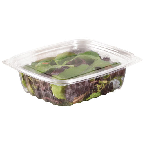 Dart Clearpac Clear Container Lids Flat 6.5x7.5 Clear Plastic 63/pack 8 Packs/Case