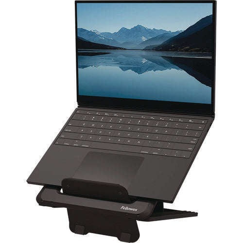 Fellowes Breyta Laptop Stand 9.25"x10.55"x0.55" To 8" Black Supports Up To 8.8 Lbs