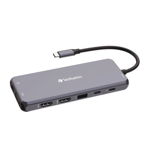 Verbatim Usb-c Pro Multiport Hub14 Port Gray