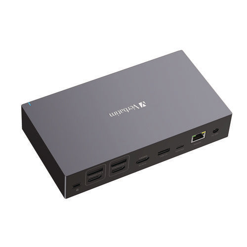 Verbatim Usb-c Pro Docking Station 17-in-1 Audio/displayport/hdmi/micro Sd/rj45/sd/usb-a/usb-c Gray