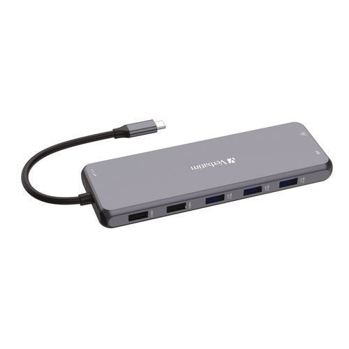 Verbatim Usb-c Pro Multiport Hub Cmh 13port Gray