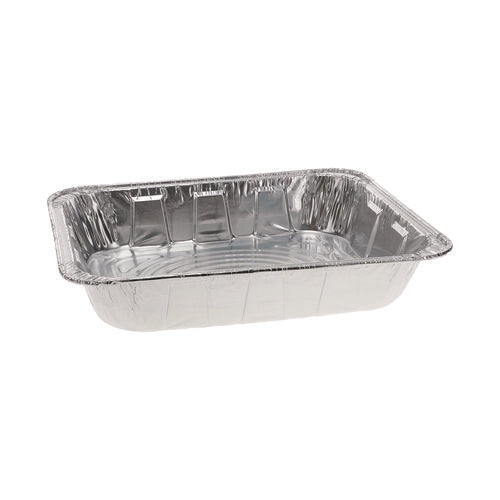 Pactiv Evergreen Aluminum Steam Table Pan Half-size Deep 2.6" Deep 11.8x9.4 100/Case