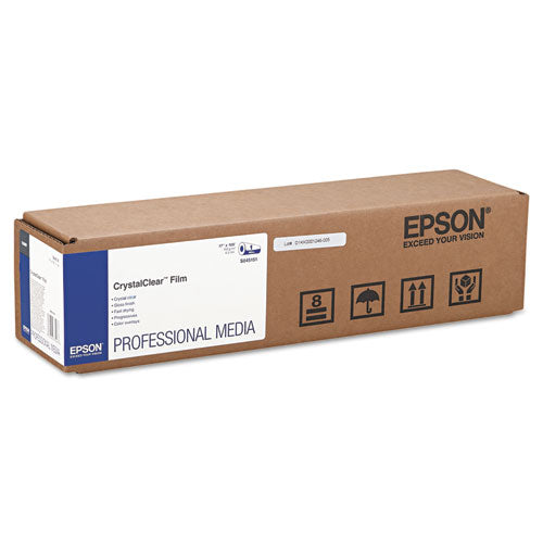 Epson Crystalclear Film 17"x100 Ft Glossy Clear