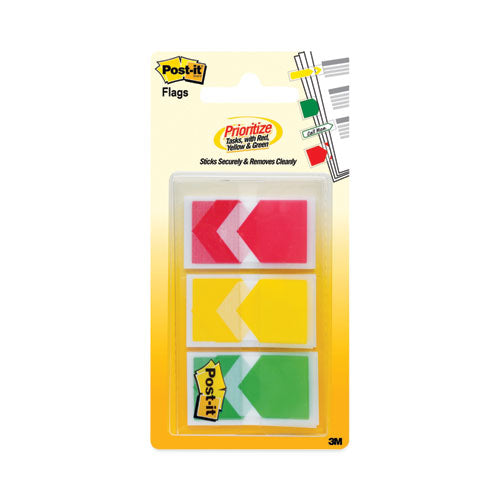 Post-it Flags Arrow 1" Prioritization Page Flags Red/yellow/green 20 Flags/dispenser 3 Dispensers/pack