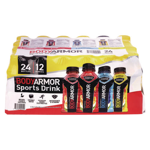 BodyArmor Base Sports Drink Variety Pack Assorted Flavors 12 Oz Bottle 24/Case