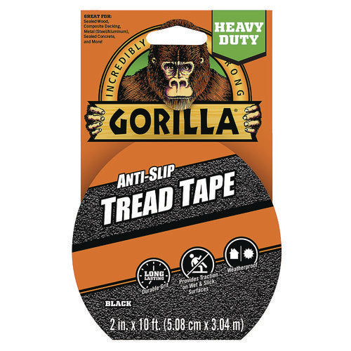 Gorilla Tread Tape 3" Core 2"x10 Ft Black