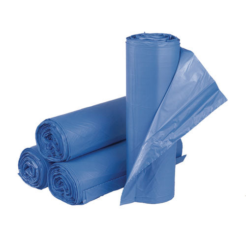 Inteplast Group High-density Commercial Can Liners 60 Gal 18 Mic 40"x48" Blue 200/Case
