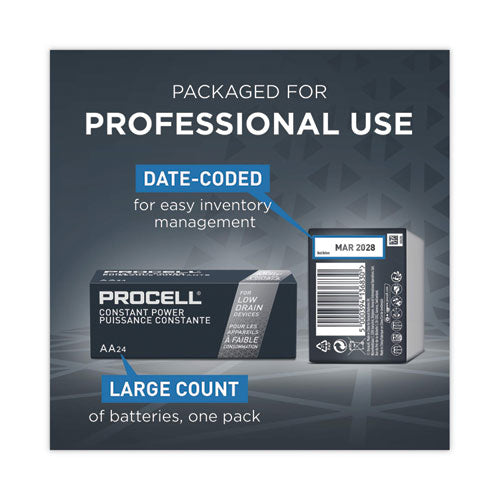 Procell Professional Alkaline Aa Batteries 144/Case