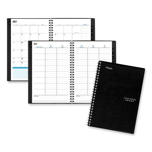 Five Star Academic Year Customizable Student Weekly/monthly Planner 8.5x6.75 12-month (july To June) 2023 To 2024