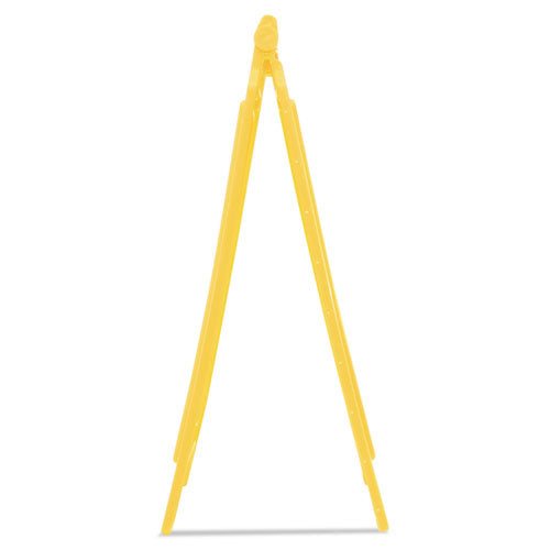 Rubbermaid Commercial Caution Wet Floor Sign 11x12x25 Bright Yellow