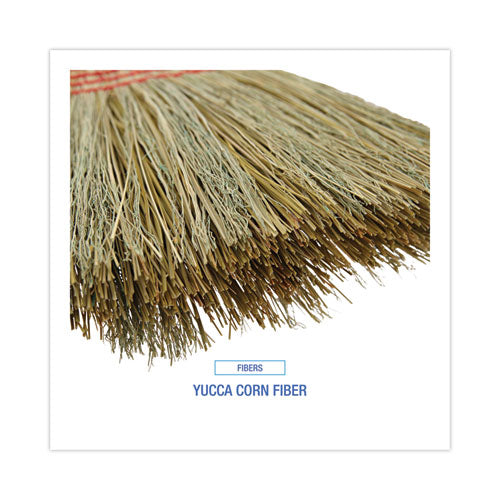 Boardwalk Parlor Broom Yucca/corn Fiber Bristles 55.5" Overall Length Natural