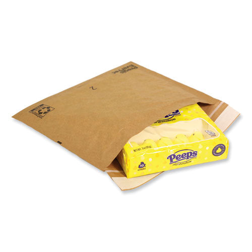 Pregis Evertec Curbside Recyclable Padded Mailer #4 Kraft Paper Self-adhesive Closure 14x9 Brown 150/Case