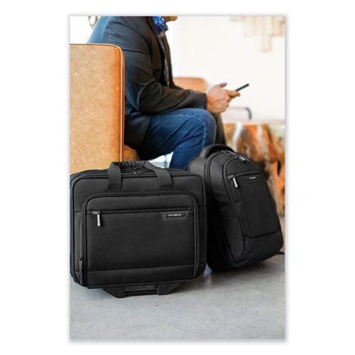 Samsonite Rolling Business Case Fits Devices Up To 15.6" Polyester 16.54x8x9.06 Black