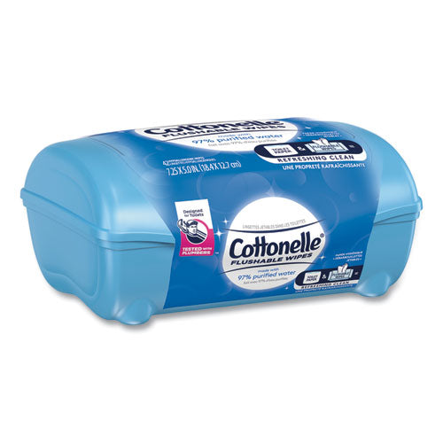 Cottonelle Fresh Care Flushable Cleansing Cloths 1-ply 3.75x5.5 White 42/pack 8 Packs/Case