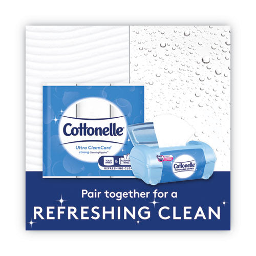 Cottonelle Fresh Care Flushable Cleansing Cloths 1-ply 3.75x5.5 White 42/pack 8 Packs/Case